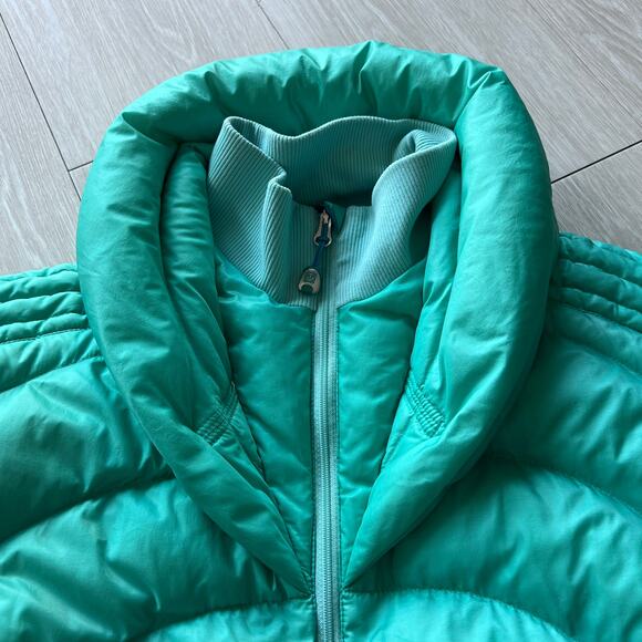 Lululemon Down Puffer Jacket Womens Size 10 Green - Picture 9 of 16